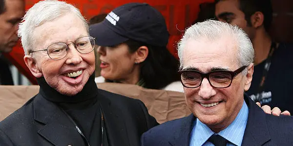 Friends Martin Scorsese and Roger Ebert at Cannes. source: Sean Gallup/WireImage.com