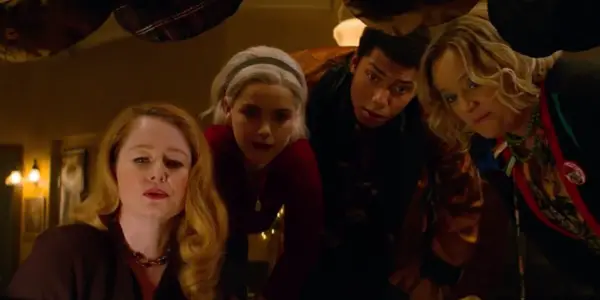 CHILLING ADVENTURES OF SABRINA: (S1E11) "Chapter Eleven: A Midwinter's Tale": Christmas Is The Perfect Time for Ghost Stories CHILLING ADVENTURES OF SABRINA: (S1E11) "Chapter Eleven: A Midwinter's Tale": Christmas Is The Perfect Time for Ghost Stories