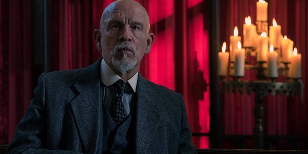 John Malkovich as Hercule Poirot in "The ABC Murders" (2018) — source: BBC One