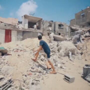 Palestine Cinema Dispatch image from "Gaza: How to Survive a Warzone"