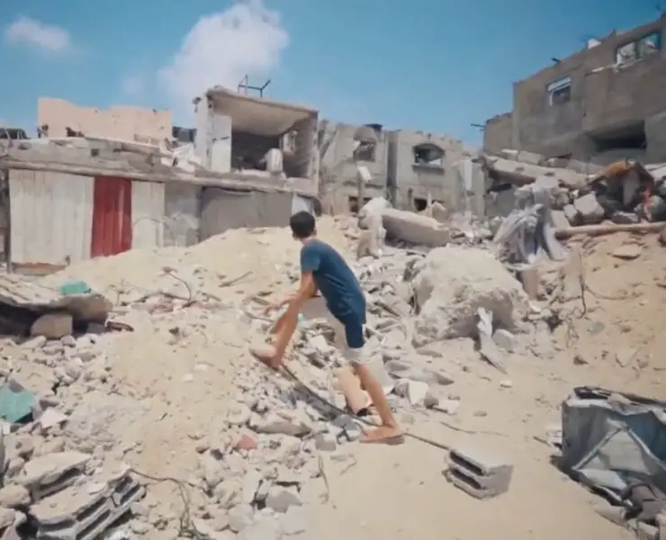 Palestine Cinema Dispatch image from "Gaza: How to Survive a Warzone"